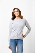 Laden Sie das Bild in den Galerie-Viewer, Rundhals Cardigan