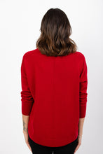Laden Sie das Bild in den Galerie-Viewer, V-Pullover Oversize