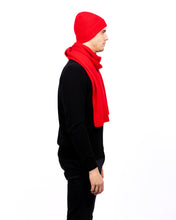 Load image into Gallery viewer, Ribbed long knitted scarf
